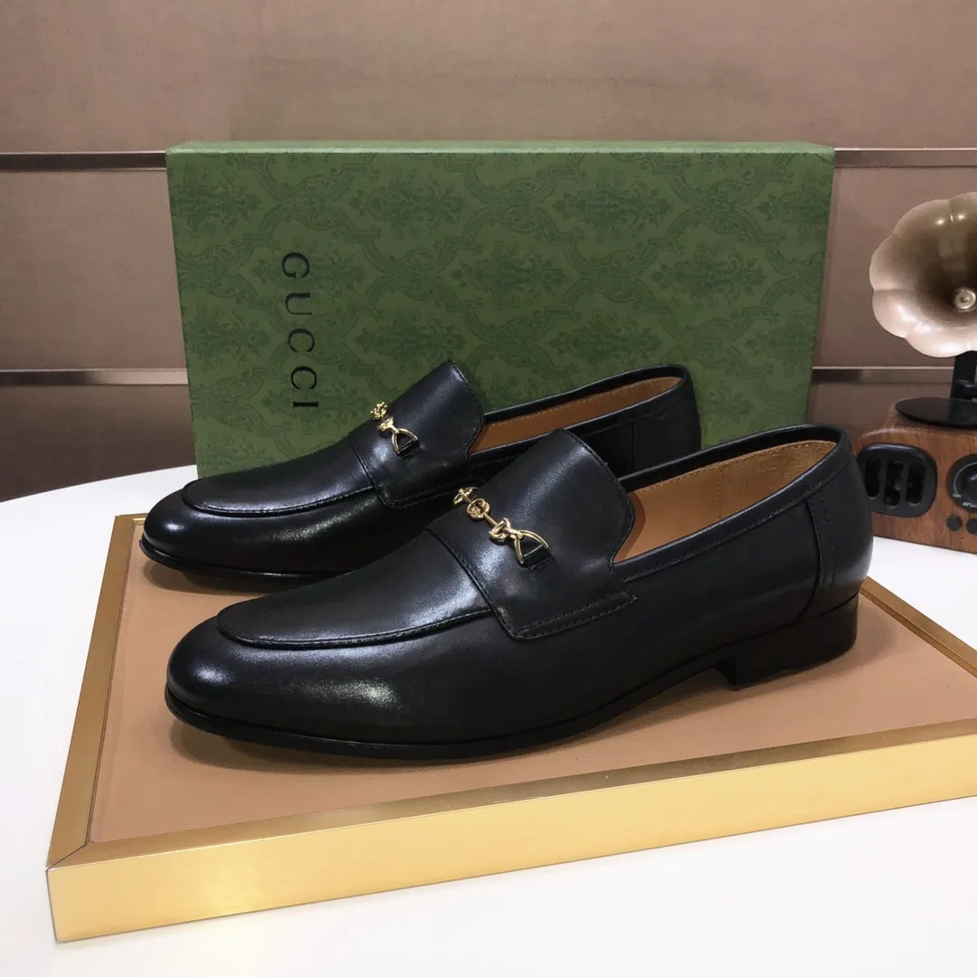 Men's shoes 💰580💰[GUCCI—Gucci] The latest high-end version of Gucci. Official website new model. Available at the same time at counters, the uppers are made of original cowhide imported from Italy/matched with the original special material splicing design concept; "highlight, high-end, grade, extravagance" and exquisite workmanship (original mesh fabric) sole: original factory special outsole size (38-45) (custom-made 45 non-returnable)